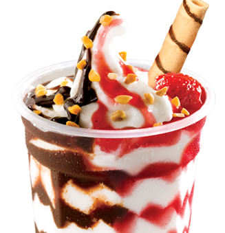 double sundae ice cream price